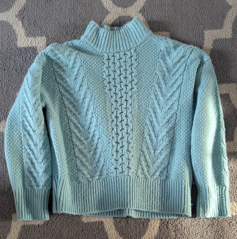 Cable Knit Turtleneck Sweater